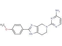 2-[2-(4-methoxyphenyl)-1,4,6,7-tetrahydro-5H-imidazo[4,5-c]pyridin-5-yl]pyrimidin-4-amine