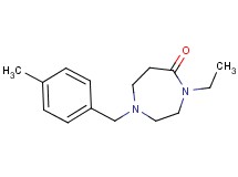 4-ethyl-1-(4-methylbenzyl)-1,4-diazepan-5-one