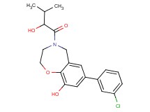 7-(3-chlorophenyl)-4-(2-hydroxy-3-methylbutanoyl)-2,3,4,5-tetrahydro-1,4-benzoxazepin-9-ol