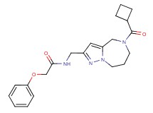 N-{[5-(cyclobutylcarbonyl)-5,6,7,8-tetrahydro-4H-pyrazolo[1,5-a][1,4]diazepin-2-yl]methyl}-2-phenoxyacetamide