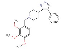4-(4-phenyl-1H-pyrazol-5-yl)-1-(2,3,4-trimethoxybenzyl)piperidine
