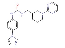 N-[4-(1H-imidazol-1-yl)phenyl]-N'-[(1-pyrimidin-2-ylpiperidin-3-yl)methyl]urea