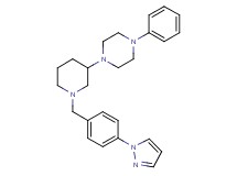 1-phenyl-4-{1-[4-(1H-pyrazol-1-yl)benzyl]-3-piperidinyl}piperazine