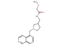 N-{[1-(isoquinolin-5-ylmethyl)pyrrolidin-3-yl]methyl}-2-methoxyacetamide