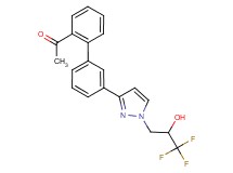 1-{3'-[1-(3,3,3-trifluoro-2-hydroxypropyl)-1H-pyrazol-3-yl]-2-biphenylyl}ethanone