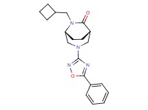 (1S*,5R*)-6-(cyclobutylmethyl)-3-(5-phenyl-1,2,4-oxadiazol-3-yl)-3,6-diazabicyclo[3.2.2]nonan-7-one