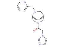 (1R*,5R*)-3-(1H-imidazol-1-ylacetyl)-6-(2-pyridinylmethyl)-3,6-diazabicyclo[3.2.2]nonane