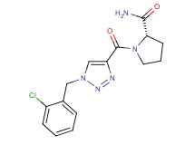 1-{[1-(2-chlorobenzyl)-1H-1,2,3-triazol-4-yl]carbonyl}-L-prolinamide