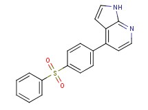 4-[4-(phenylsulfonyl)phenyl]-1H-pyrrolo[2,3-b]pyridine