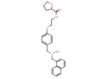 N-[2-(4-{[methyl(1-naphthylmethyl)amino]methyl}phenoxy)ethyl]tetrahydro-2-furancarboxamide