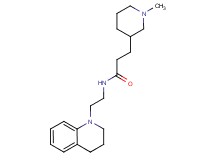N-[2-(3,4-dihydro-1(2H)-quinolinyl)ethyl]-3-(1-methyl-3-piperidinyl)propanamide