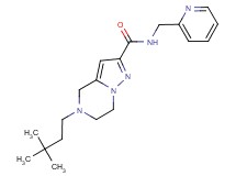 5-(3,3-dimethylbutyl)-N-(pyridin-2-ylmethyl)-4,5,6,7-tetrahydropyrazolo[1,5-a]pyrazine-2-carboxamide
