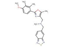 (2,1,3-benzothiadiazol-5-ylmethyl){[2-(4-methoxy-2,3-dimethylphenyl)-5-methyl-1,3-oxazol-4-yl]methyl}methylamine