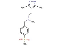 2-(3,5-dimethyl-1H-pyrazol-4-yl)-N-methyl-N-[4-(methylsulfonyl)benzyl]ethanamine