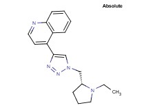 4-(1-{[(2R)-1-ethylpyrrolidin-2-yl]methyl}-1H-1,2,3-triazol-4-yl)quinoline