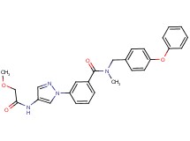 3-{4-[(methoxyacetyl)amino]-1H-pyrazol-1-yl}-N-methyl-N-(4-phenoxybenzyl)benzamide