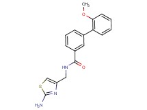 N-[(2-amino-1,3-thiazol-4-yl)methyl]-2'-methoxybiphenyl-3-carboxamide