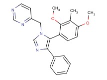 4-{[5-(2,4-dimethoxy-3-methylphenyl)-4-phenyl-1H-imidazol-1-yl]methyl}pyrimidine