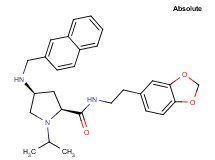 (4S)-N-[2-(1,3-benzodioxol-5-yl)ethyl]-1-isopropyl-4-[(2-naphthylmethyl)amino]-L-prolinamide