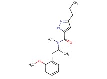 N-[2-(2-methoxyphenyl)-1-methylethyl]-N-methyl-3-propyl-1H-pyrazole-5-carboxamide