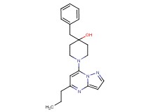 4-benzyl-1-(5-propylpyrazolo[1,5-a]pyrimidin-7-yl)piperidin-4-ol
