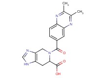 5-[(2,3-dimethylquinoxalin-6-yl)carbonyl]-4,5,6,7-tetrahydro-1H-imidazo[4,5-c]pyridine-6-carboxylic acid