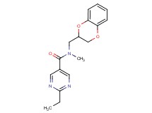 N-(2,3-dihydro-1,4-benzodioxin-2-ylmethyl)-2-ethyl-N-methylpyrimidine-5-carboxamide