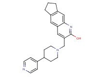 3-{[4-(4-pyridinyl)-1-piperidinyl]methyl}-7,8-dihydro-6H-cyclopenta[g]quinolin-2-ol