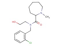 N-(2-chlorobenzyl)-N-(2-hydroxyethyl)-1-methylazepane-2-carboxamide