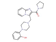 2-(4-{[2-(1-pyrrolidinylcarbonyl)imidazo[1,2-a]pyridin-3-yl]methyl}-1-piperazinyl)phenol
