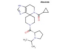5-(cyclopropylcarbonyl)-1'-(1-isopropyl-L-prolyl)-1,5,6,7-tetrahydrospiro[imidazo[4,5-c]pyridine-4,4'-piperidine]