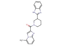 2-{1-[(5-methylimidazo[1,2-a]pyridin-2-yl)carbonyl]-3-piperidinyl}-1H-benzimidazole