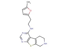 N-[2-(5-methyl-2-furyl)ethyl]-5,6,7,8-tetrahydropyrido[4',3':4,5]thieno[2,3-d]pyrimidin-4-amine