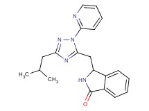3-[(3-isobutyl-1-pyridin-2-yl-1H-1,2,4-triazol-5-yl)methyl]isoindolin-1-one