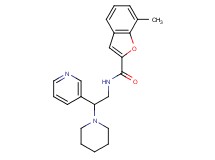 7-methyl-N-(2-piperidin-1-yl-2-pyridin-3-ylethyl)-1-benzofuran-2-carboxamide