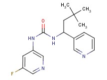 N-(3,3-dimethyl-1-pyridin-3-ylbutyl)-N'-(5-fluoropyridin-3-yl)urea