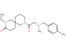 2-ethyl-8-[N-methyl-N-(4-methylbenzyl)glycyl]-2,8-diazaspiro[5.5]undecan-3-one