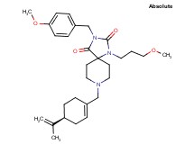 8-{[(4S)-4-isopropenyl-1-cyclohexen-1-yl]methyl}-3-(4-methoxybenzyl)-1-(3-methoxypropyl)-1,3,8-triazaspiro[4.5]decane-2,4-dione