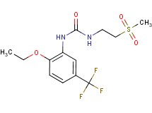 N-[2-ethoxy-5-(trifluoromethyl)phenyl]-N'-[2-(methylsulfonyl)ethyl]urea