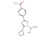 4-(5-cyclobutyl-1-isopropyl-1H-1,2,4-triazol-3-yl)benzamide