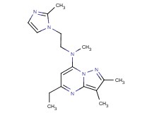 5-ethyl-N,2,3-trimethyl-N-[2-(2-methyl-1H-imidazol-1-yl)ethyl]pyrazolo[1,5-a]pyrimidin-7-amine