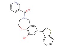 7-(1-benzothien-3-yl)-4-(pyridin-3-ylcarbonyl)-2,3,4,5-tetrahydro-1,4-benzoxazepin-9-ol