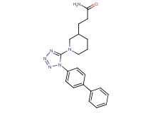 3-{1-[1-(4-biphenylyl)-1H-tetrazol-5-yl]-3-piperidinyl}propanamide