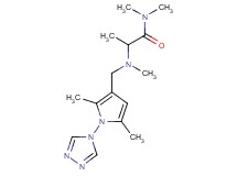N~2~-{[2,5-dimethyl-1-(4H-1,2,4-triazol-4-yl)-1H-pyrrol-3-yl]methyl}-N~1~,N~1~,N~2~-trimethylalaninamide