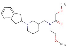 N-{[1-(2,3-dihydro-1H-inden-2-yl)piperidin-3-yl]methyl}-2-methoxy-N-(2-methoxyethyl)acetamide