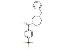 1-(3-pyridinylmethyl)-4-[4-(trifluoromethyl)benzoyl]-1,4-diazepane