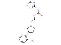 N-{2-[3-(2-methylphenyl)-1-pyrrolidinyl]ethyl}-N'-1H-1,2,4-triazol-3-ylurea