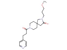 2-(3-methoxypropyl)-8-(3-pyridin-4-ylpropanoyl)-2,8-diazaspiro[4.5]decan-3-one