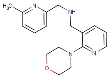 1-(6-methyl-2-pyridinyl)-N-{[2-(4-morpholinyl)-3-pyridinyl]methyl}methanamine