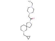 7-(cyclopropylmethyl)-2-[(4-ethyl-1-piperazinyl)acetyl]-2,7-diazaspiro[4.5]decane